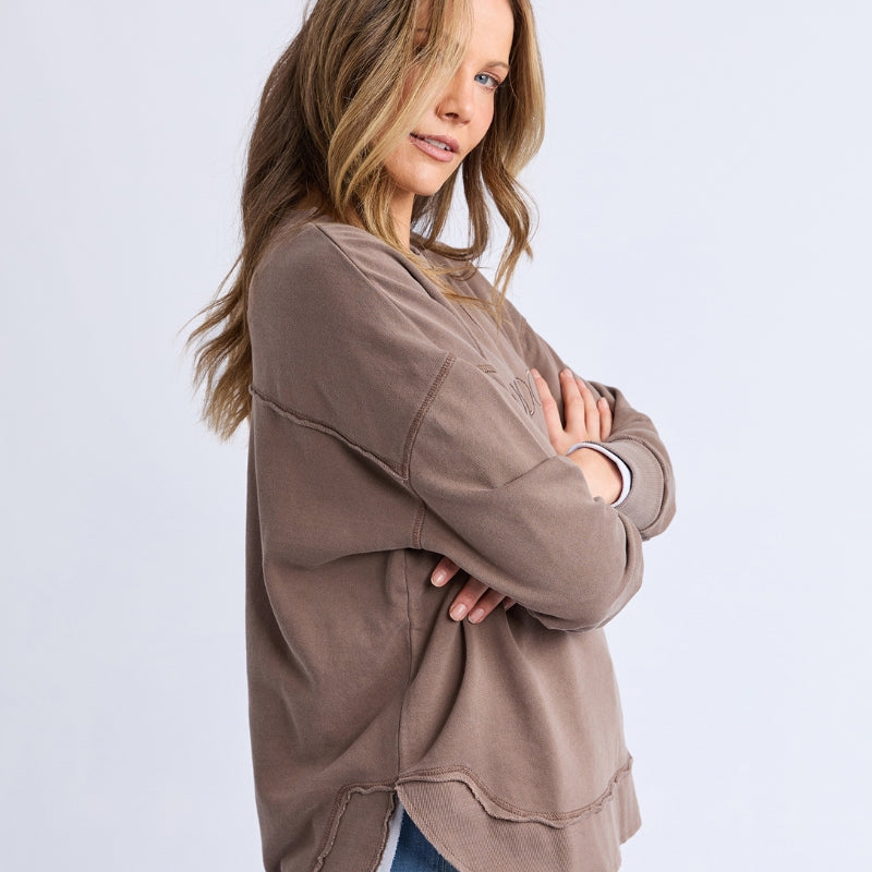 Foxwood | Simplified Crew - Chocolate Brown