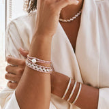 Fairley | Pearl Rope Bracelet - Rosa