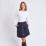 Foxwood | Amanda Skirt - Dark Sapphire