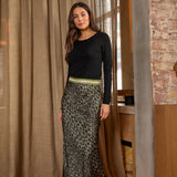 Stella + Gemma | Bretta Skirt - Khaki Leopard