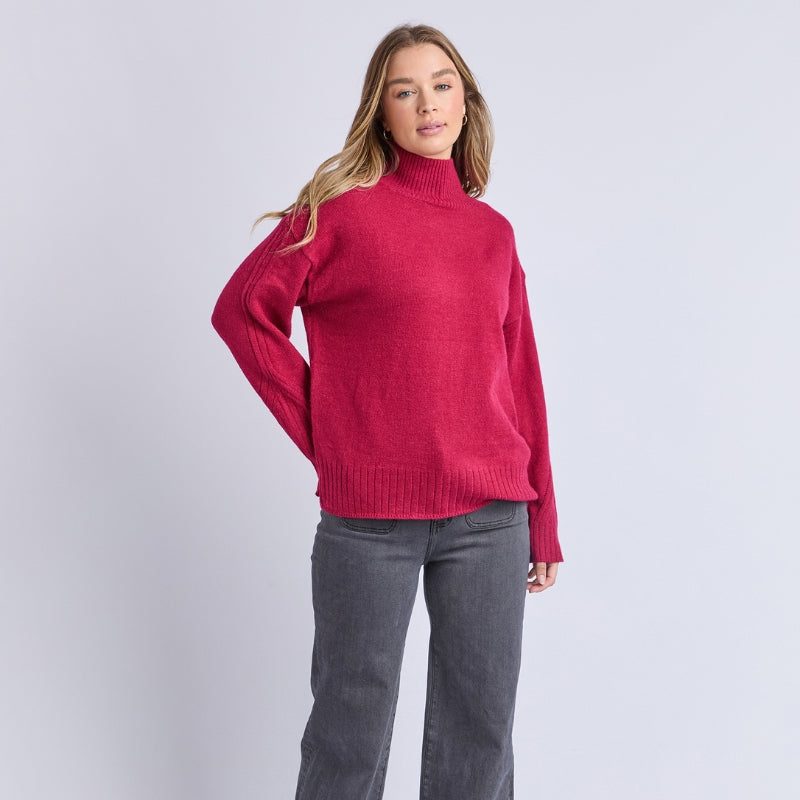 Foxwood | Stellar Knit - Rhubarb Red