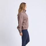 Foxwood | College Zip Crew - Mocha