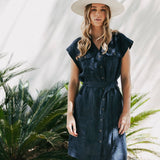 Foxwood | Harlow Dress - Dark Sapphire