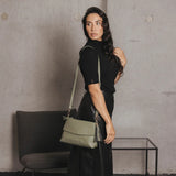 Black Caviar Designs | Nevada Studded Crossbody Bag - Pistachio