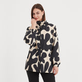 Tirelli | Print Wind Breaker - Black/Cream