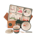 Divided Plate Set - Trucks & Diggers