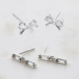 Zafino | Riley/Tammy Stud Set - Silver