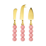Annabel Trends | Orb Cheese Knife Set 3pc - Light Pink