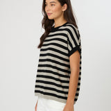 Stella + Gemma | Gwen Tee - Sage/Black