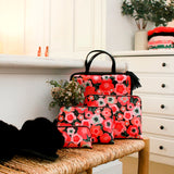 Annabel Trends | Large Vanity Bag - Midnight Blooms