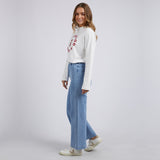 Foxwood | Sarah Wide Leg Jean - Light Blue