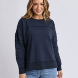 Foxwood | Jayne Throw On Fleece - Dark Sapphire