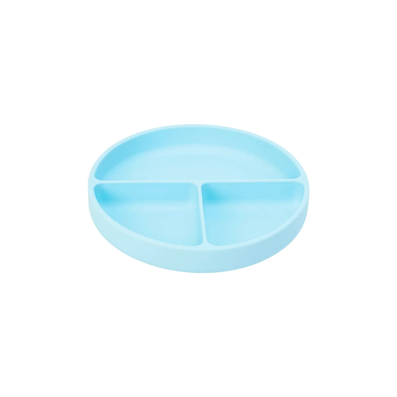 Annabel Trends | Silicone Suction Divided Plate - Blue