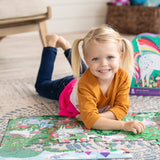 Crocodile Creek | Classic Floor Puzzle 36pc - Unicorn Dreams