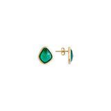 Fairley | Green Agate Splice Studs