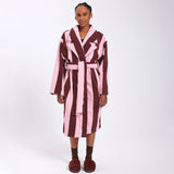 Hommey | Terry Robe - Rocky Road Stripes
