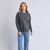 Foxwood | Simplified Crew - Dark Charcoal