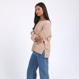Foxwood | Jayne Throw On Top - Oat