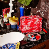 Sage x Clare | Marta Vanity Bag - Vermillion