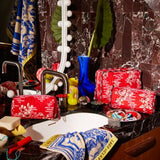 Sage x Clare | Marta Vanity Bag - Vermillion