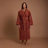 Hommey | Velour Robe - Terracotta