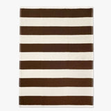 Aura | Ava Stripe Tea Towel - Chocolate