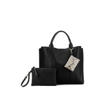 Margaux 2pc Laptop Top Handle Bag - Black