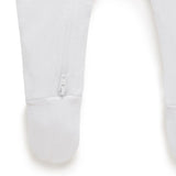 Purebaby | Pointelle Growsuit & Hat Pack - White