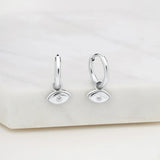 Zafino | Evil Eye Earring - Silver