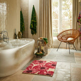 Sage x Clare | Isabella Bath Mat - Crimson