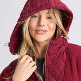 Elm | Freedom Quilted Fleece Jacket - Zinfandel