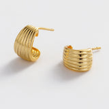 Zafino | Sasha Hoop Small - Gold