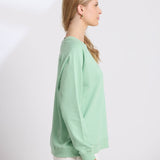 Stella + Gemma | Classic Sweat - Snifter Green Embroidered Logo
