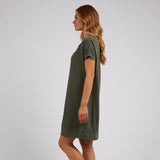 Foxwood | Allison Tee Dress - Khaki