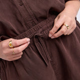 Elm | Bliss Washed Short - Chocolate