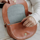 OVAE | Whipstitch Saddle Bag - Walnut