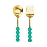 Annabel Trends | Orb Salad Servers - Emerald