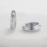 Zafino | Paris Hoop Earring - Silver