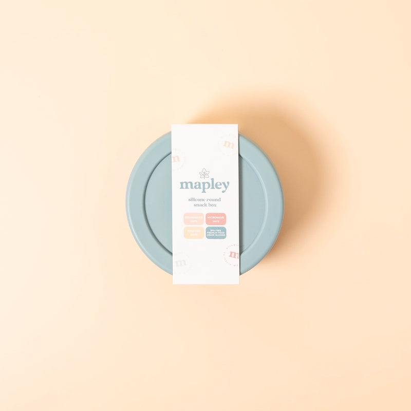 Mapley | Silicone Snack Box - Light Blue