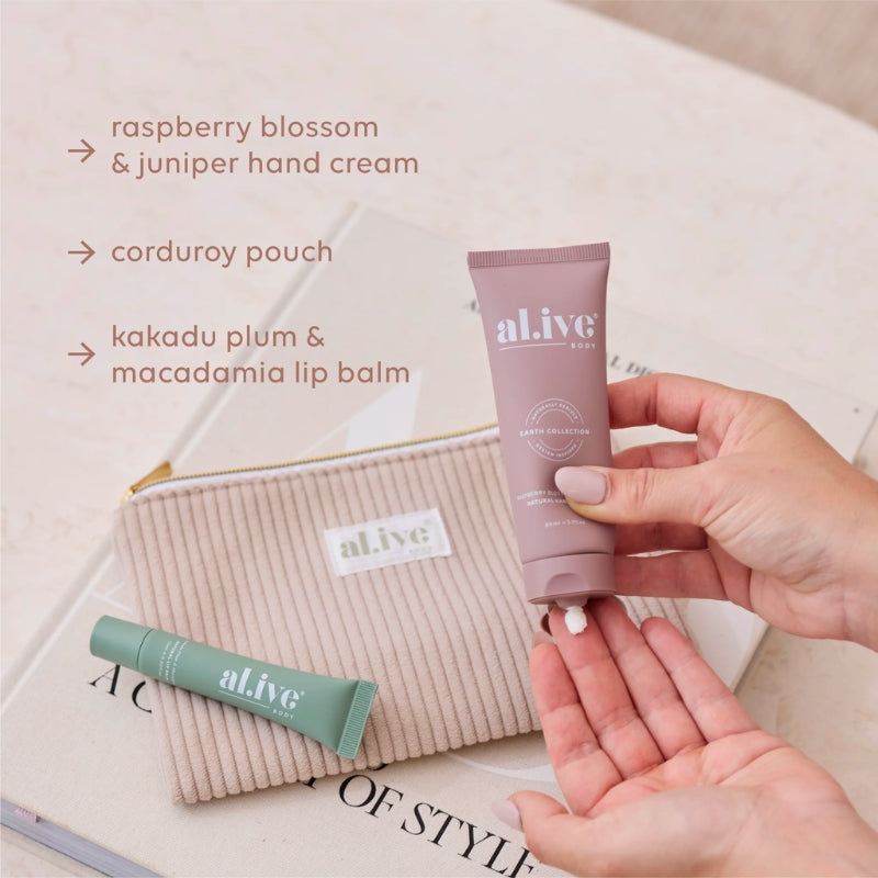 al.ive | A Moment To Bloom - Hand + Lip Gift Set