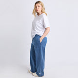 Elm | Valerie Trackpant - Blue Denim Look