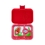 Yumbox | Panino 4 Compartment Bento Box - Wow Red/Dino