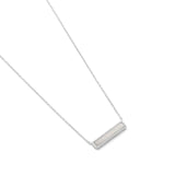 Kirstin Ash | Perla Bar Necklace - Sterling Silver