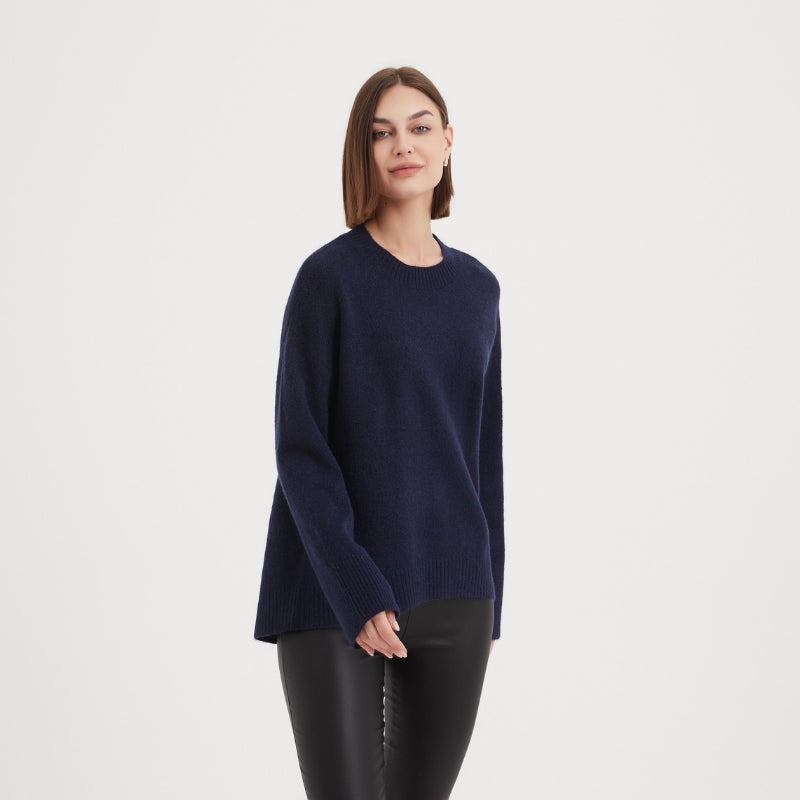 Tirelli | Basic Knit Sweater - Navy