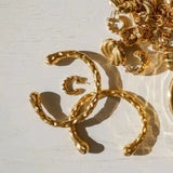 Greenwood Designs | Alana Hammered Cuff - Gold