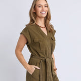 Foxwood | Dakota Dress - Dark Olive