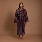 Hommey | Velour Robe - Blackberry