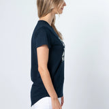 Stella + Gemma | Geo T-Shirt - Navy