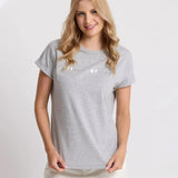 Stella + Gemma | Soho Cuff Crew - Grey Marle