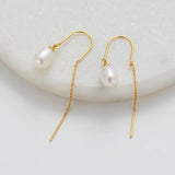 Zafino | Talia Thread Earring - Gold